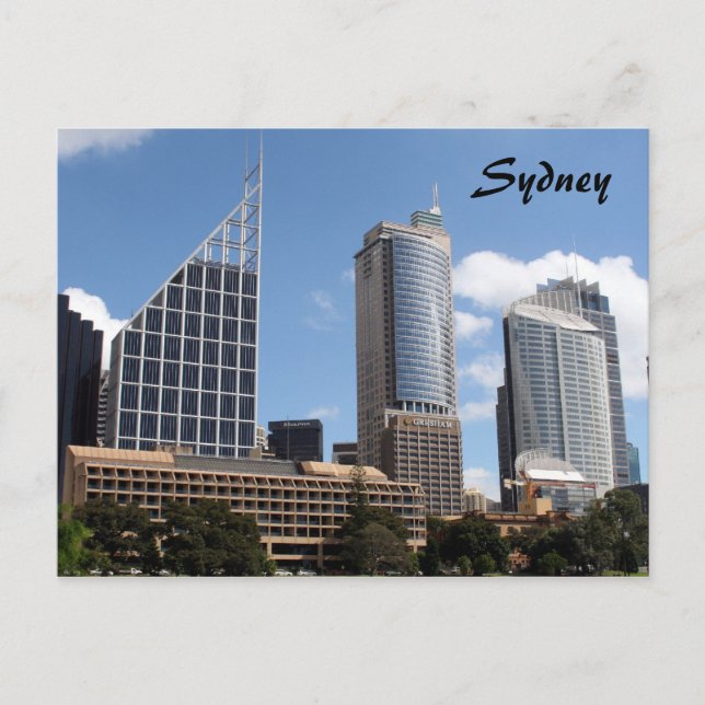 Carte Postale vue de domaine sydney (Devant)