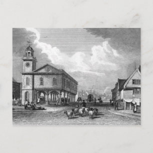 Carte Postale Vue de Faversham, Kent, 1832
