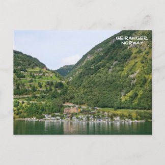 Carte Postale Vue de Geiranger, Ørnevegen, Norvège