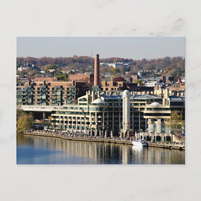 Carte Postale Vue de Georgetown et Waterfront-Washington DC (Devant)