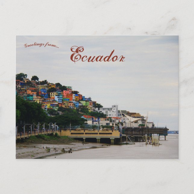 Carte Postale Vue de Guaiaquil Équateur (Devant)