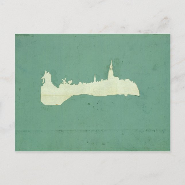 Carte Postale Vue de Hambourg (Devant)