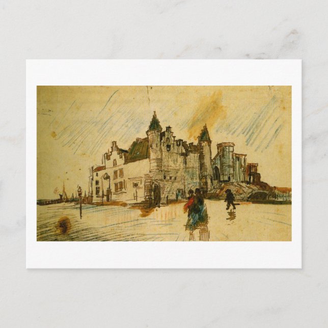 Carte Postale Vue de Het Steen (F1351) Van Gogh Fine Art (Devant)