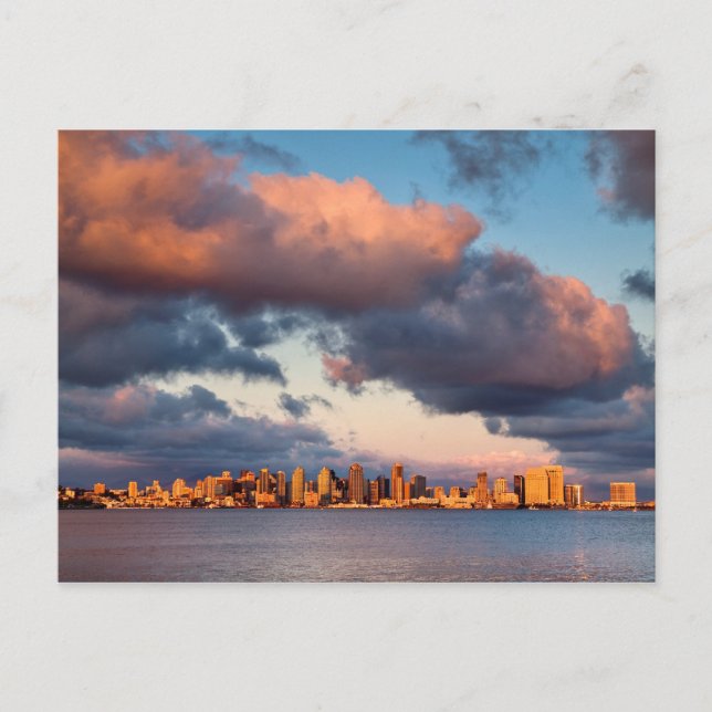 Carte Postale Vue de la baie de San Diego (Devant)