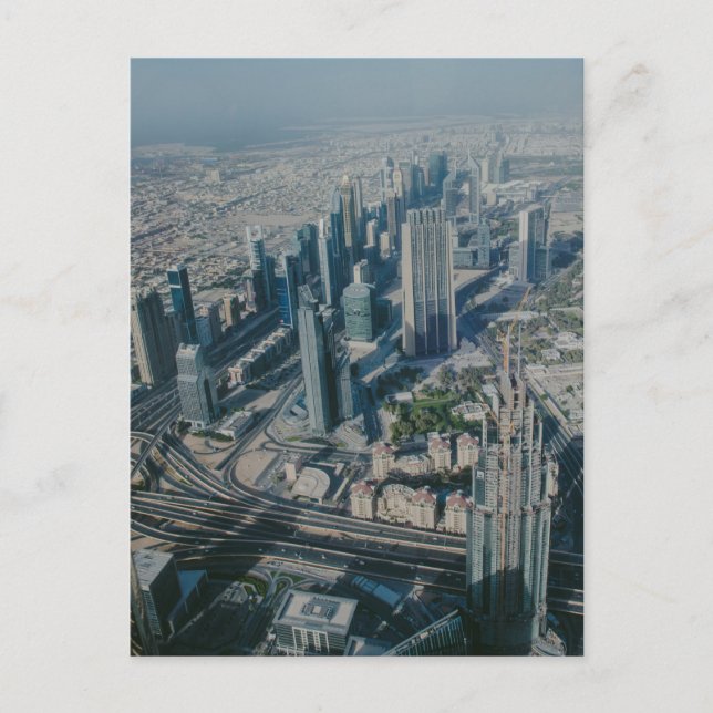 Carte Postale Vue de la Burj Khalifa, Dubaï (Devant)