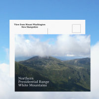 Vue de la chaîne présidentielle nord du New Hampsh