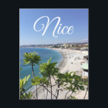 Carte Postale Vue de la Côte d'Azur à Nice France<br><div class="desc">Vue de la Côte d'Azur à Nice France Carte postale</div>