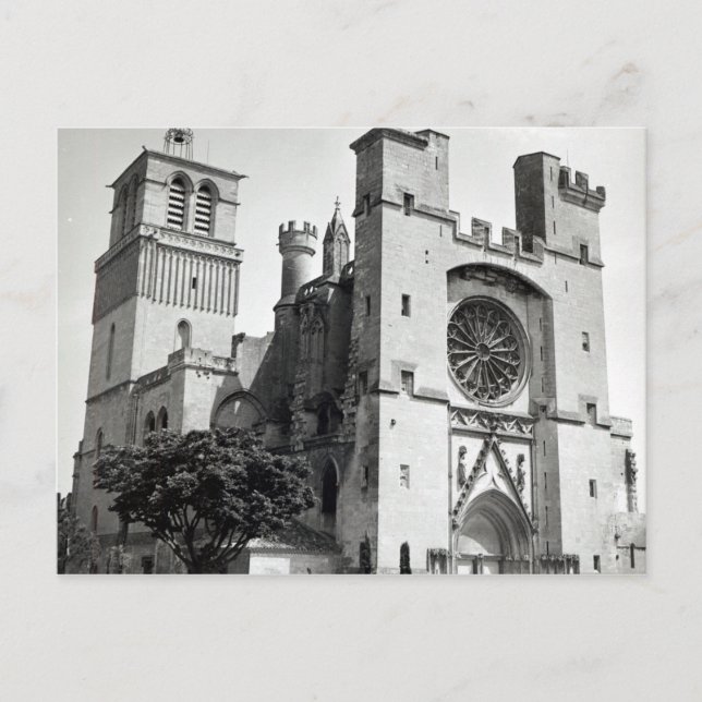 Carte Postale Vue de la façade ouest et de la tour (Devant)