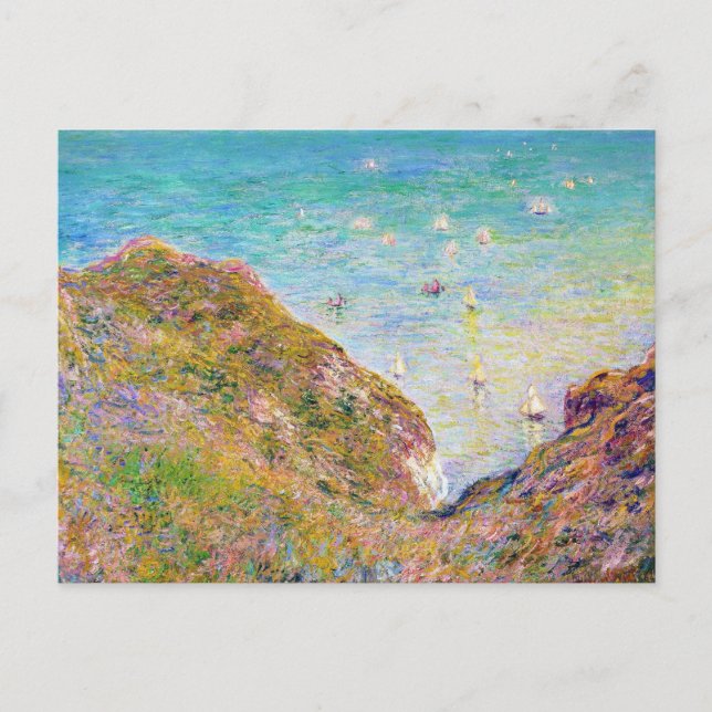 Carte Postale Vue de la falaise à Pourville, Bright Weather (Devant)