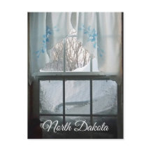 Vue de la fenêtre hiver