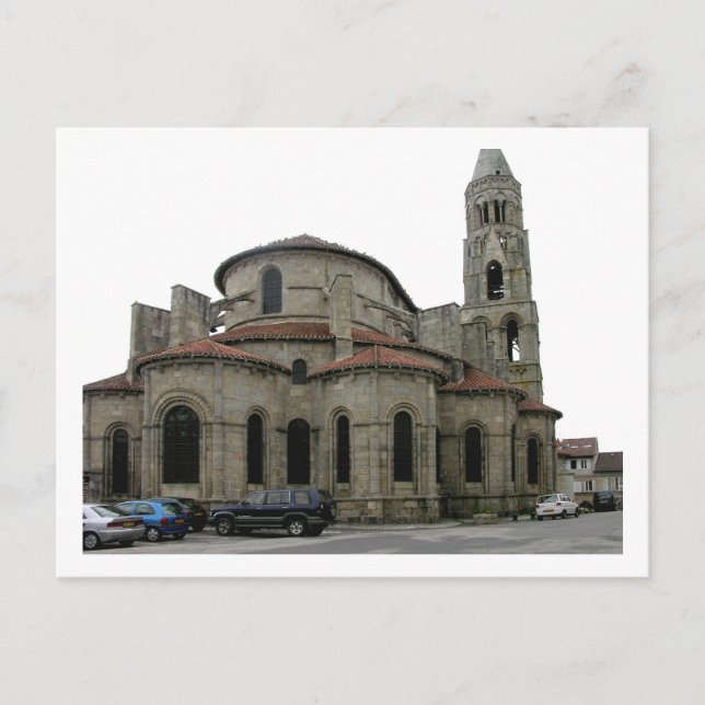 Carte Postale Vue de la flèche de l'église (photo) (Devant)
