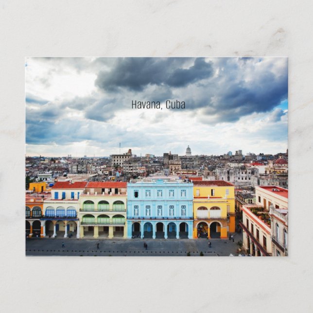 Carte Postale Vue de La Havane, Cuba (Devant)