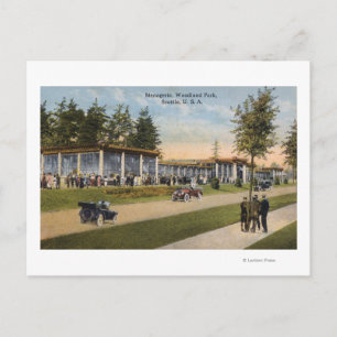 Carte Postale Vue de la ménagerie du parc forestier