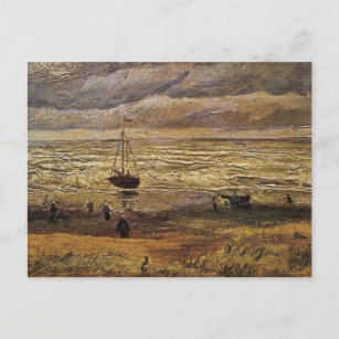 Carte Postale Vue de la mer à Scheveningen par Vincent van Gogh