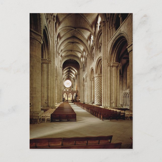Carte Postale Vue de la nef, construite 1093-1289 (Devant)