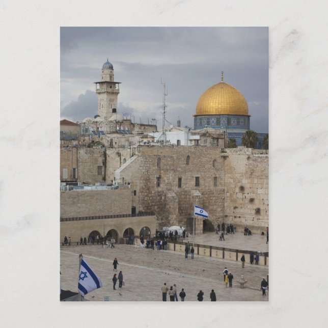 Carte Postale Vue de la place du Mur occidental, fin d'après-mid (Devant)
