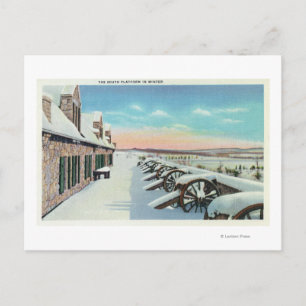 Carte Postale Vue de la Plate-forme Sud en hiver