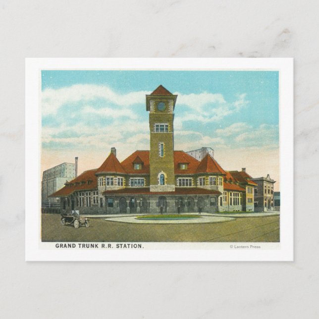 Carte Postale Vue de la rue du Congrès depuis la Fidelity (Devant)