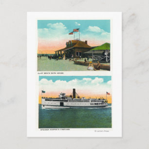 Carte Postale Vue de la salle de bains de Cliff Beach