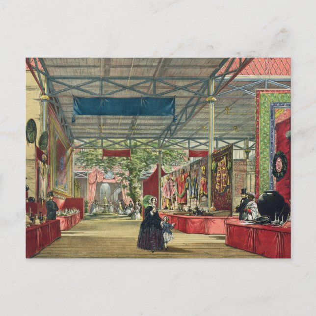 Carte Postale Vue de la section Inde de la Grande Exposition (Devant)