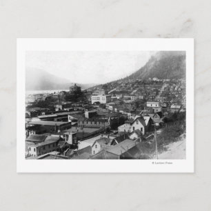 Carte Postale Vue de la ville de Juneau, Alaska Photographie