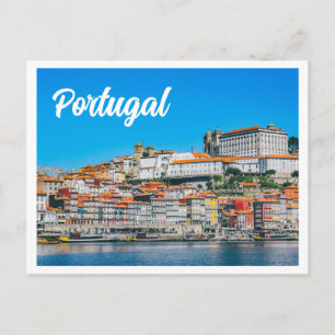Carte Postale Vue de la ville de Portugal sur l'architecture de
