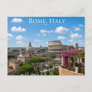 Carte Postale Vue de la ville de Rome