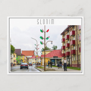 Carte Postale Vue de la ville de Slonim en Biélorussie Architect