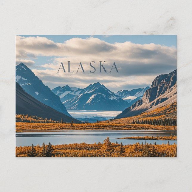 Carte Postale vue de l'alaska (Devant)