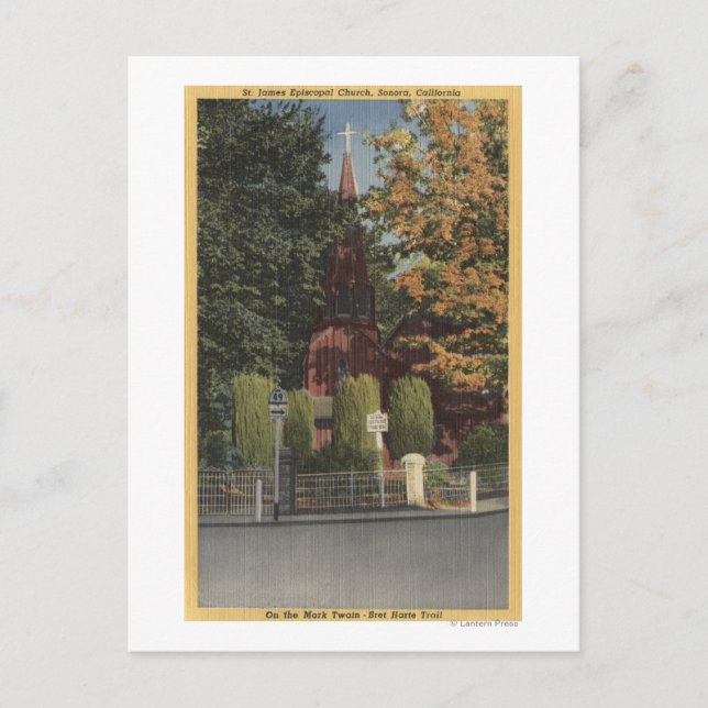 Carte Postale Vue de l'église épiscopale St. James (Devant)