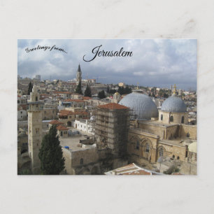 Carte Postale Vue de l'église luthérienne Redeemer Jerusalem