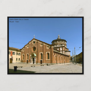 Carte Postale Vue de l'église Père Noël Maria delle Grazie - Mil