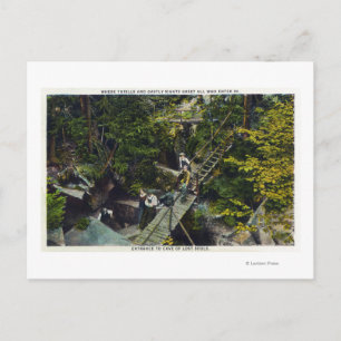 Carte Postale Vue de l'entrée de la grotte des âmes perdues