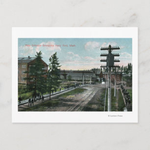 Carte Postale Vue de l'entrée principale du triage de la Marine