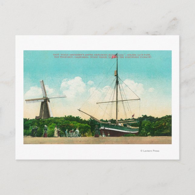 Carte Postale Vue de l'escargot arctique d'Amundsen (Devant)