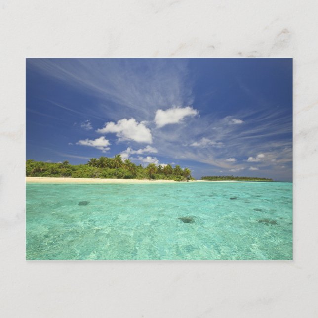Carte Postale Vue de l'île de Funadoo depuis Funadovilligilli (Devant)