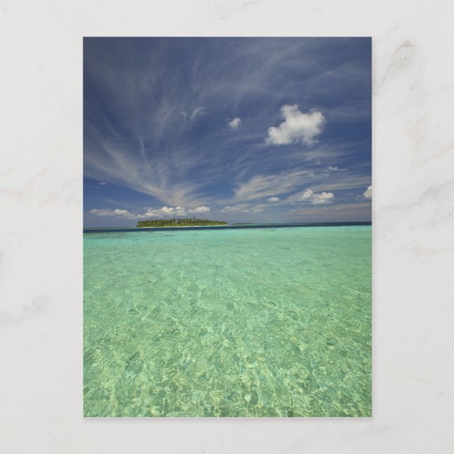 Carte Postale Vue de l'île de Funadoo depuis Funadovilligilli 2 (Devant)