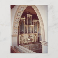 Vue de l'orgue dans l'église de Rotha