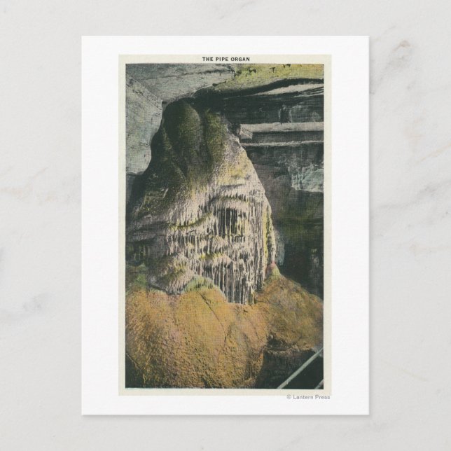 Carte Postale Vue de l'orgue du tuyau (Devant)