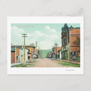 Carte Postale Vue de Main StreetRoseburg, OR