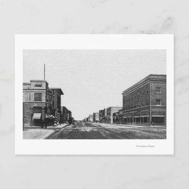 Carte Postale Vue de Main StreetTwin Falls, ID (Devant)