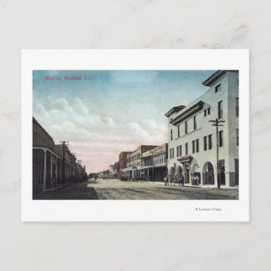Carte Postale Vue de Main StreetWoodland, CA