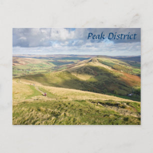 Carte Postale Vue de Mam Tor, Peak District photo souvenir