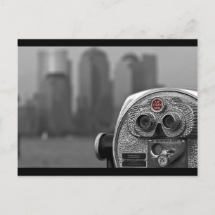 Carte Postale Vue de Manhattan noir et blanc