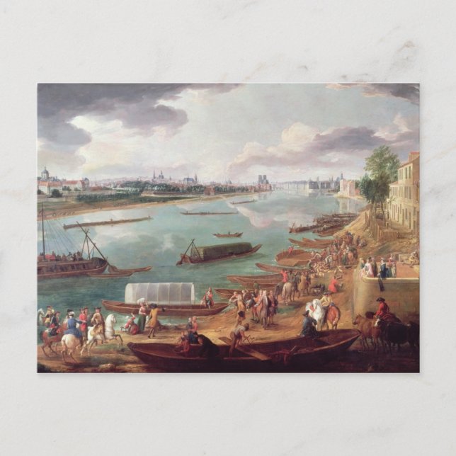Carte Postale Vue de Paris depuis le quai de la Rapee (Devant)