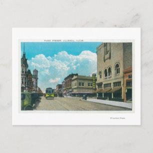 Carte Postale Vue de Park StreetAlameda, CA