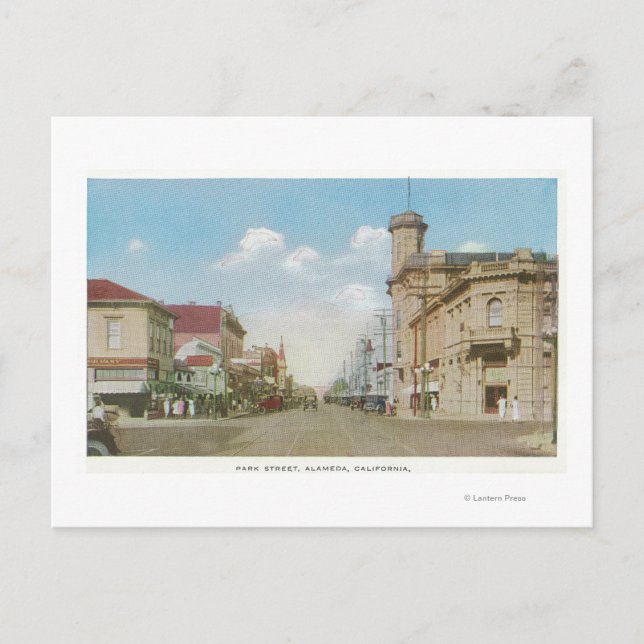 Carte Postale Vue de Park StreetAlameda, CA 2 (Devant)
