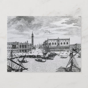 Carte Postale Vue de Piazza San Marco depuis le Bacino, Venise
