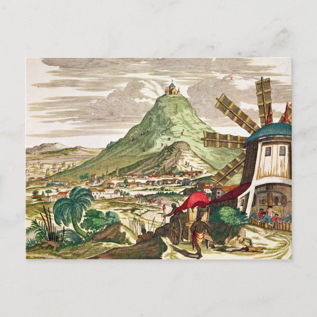 Carte Postale Vue de Potosi en Bolivie (Devant)