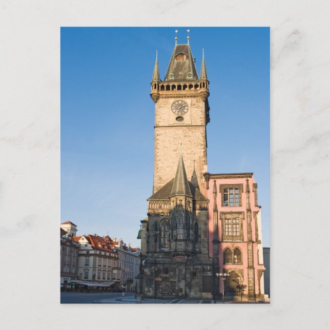 Carte Postale Vue de Prague de l'horloge astronomique (Devant)